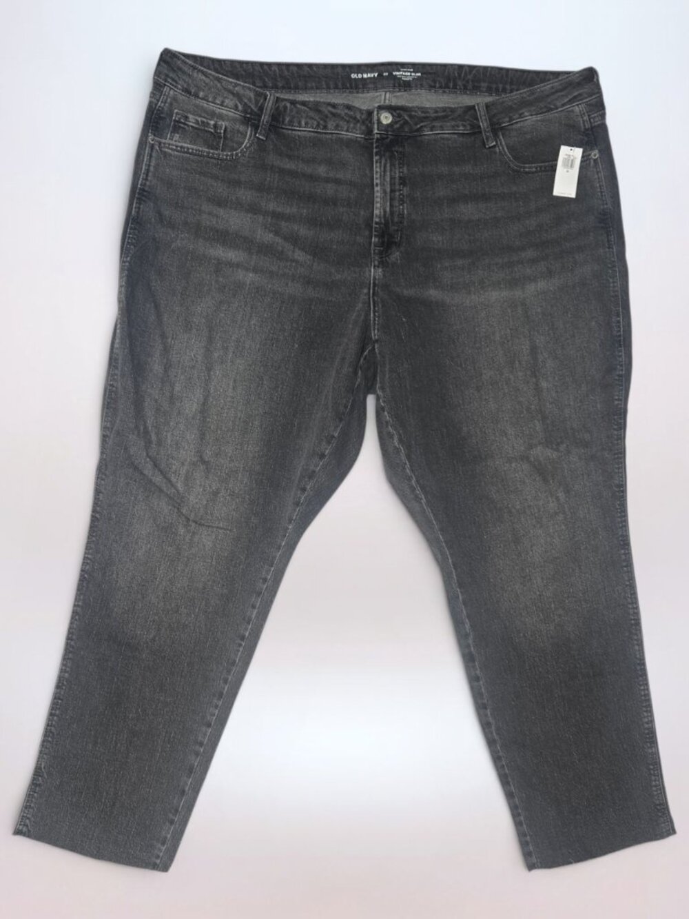 Old Navy High-Waisted Vintage Slim Faded Black Wash Jeans 22 Regular